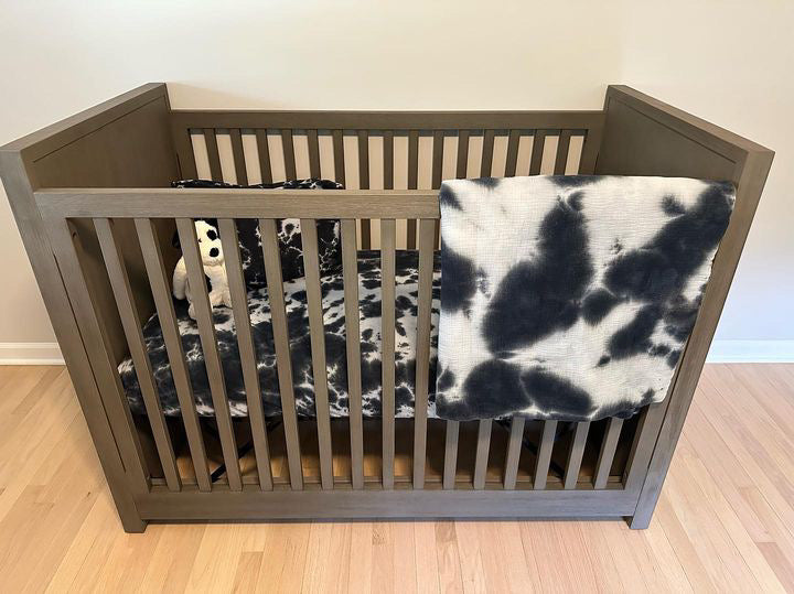 Full Crib Sheet Set with Quilted Duvet Cover Pillowcase