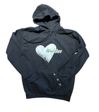 Load image into Gallery viewer, Heart Camp Sweatshirt with Hand Stitched Pocket