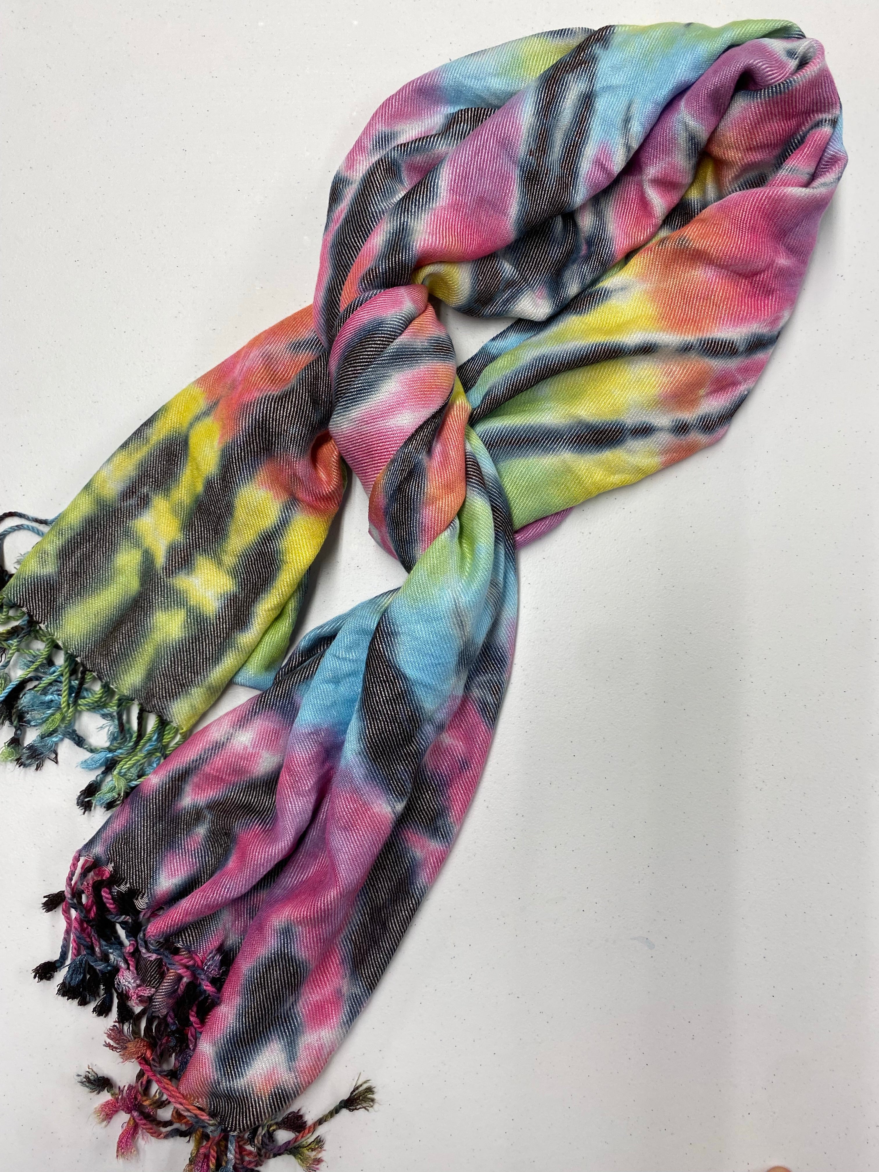 tie dye scarves for sale